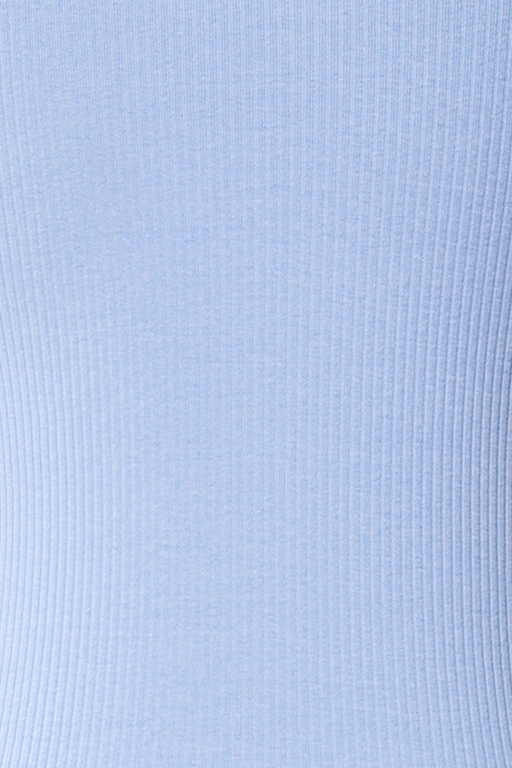Floirac Blue Sleeveless Ribbed Midi Dress | La petite garçonne fabric 