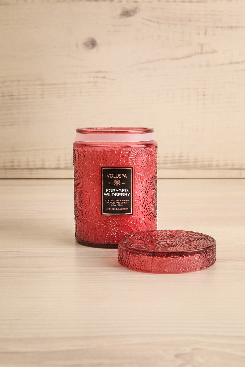 Foraged Wildberry Small Jar Candle | Maison garçonne open view