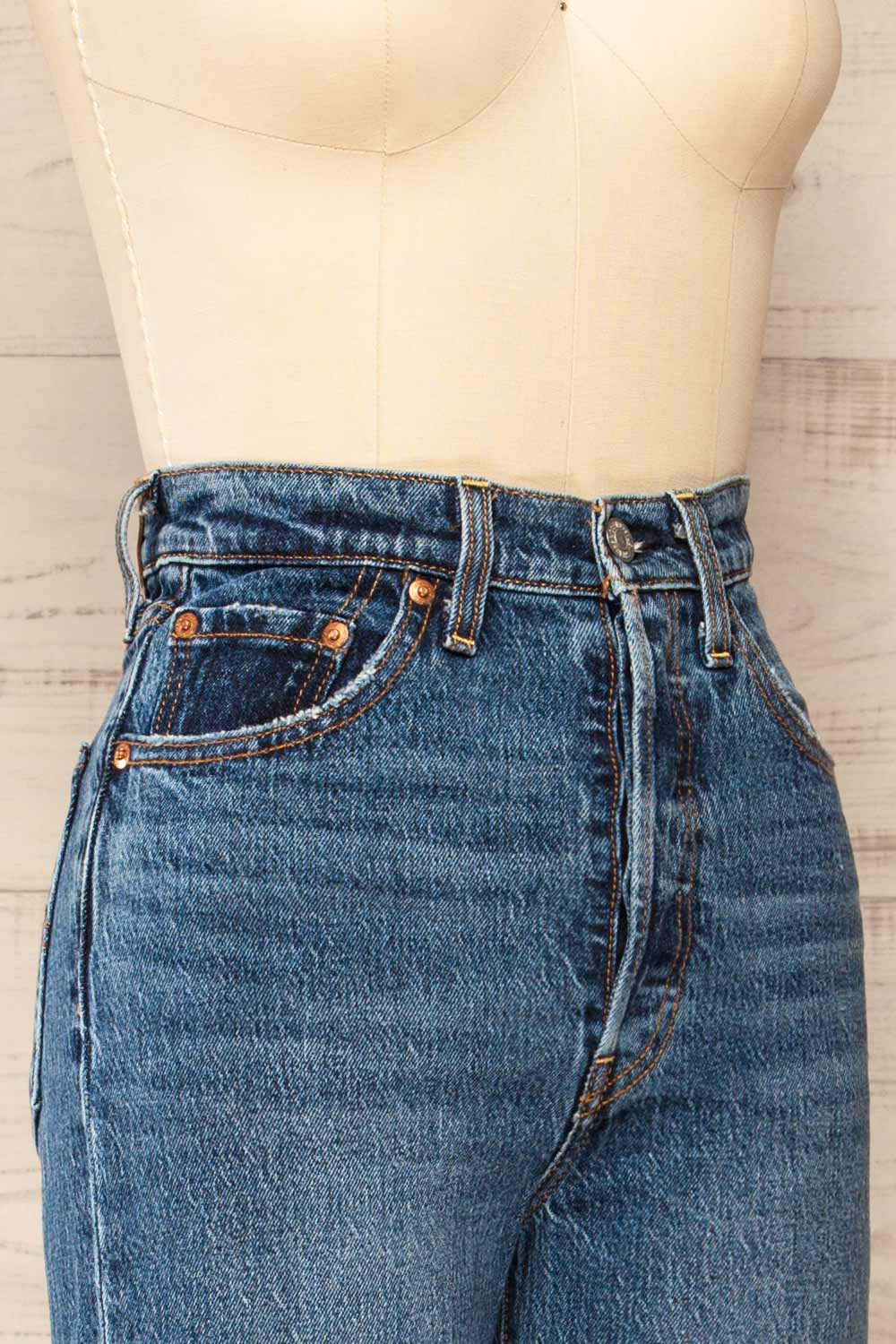 Forsse Straight Leg High-Waisted Jeans | La petite garçonne side