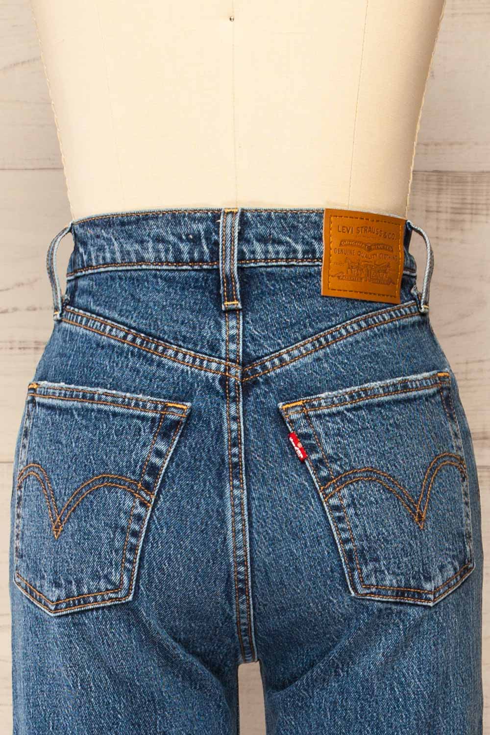 Forsse Straight Leg High-Waisted Jeans | La petite garçonne back