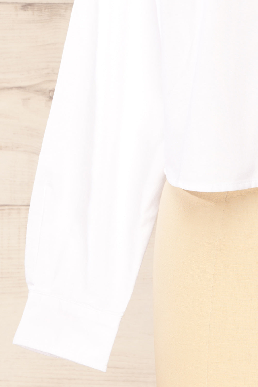 Fowlin White Shirt w/ Horseshoe Embroidery | La petite garçonne bottom