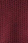 Francoise Burgundy Knit Open-Front Cardigan | Boutique 1861 fabric
