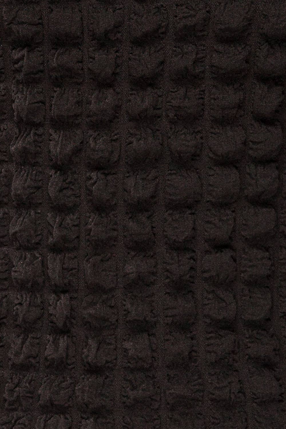 Freada Black Popcorn Textured Boat-Neck Top | La petite garçonne  fabric 