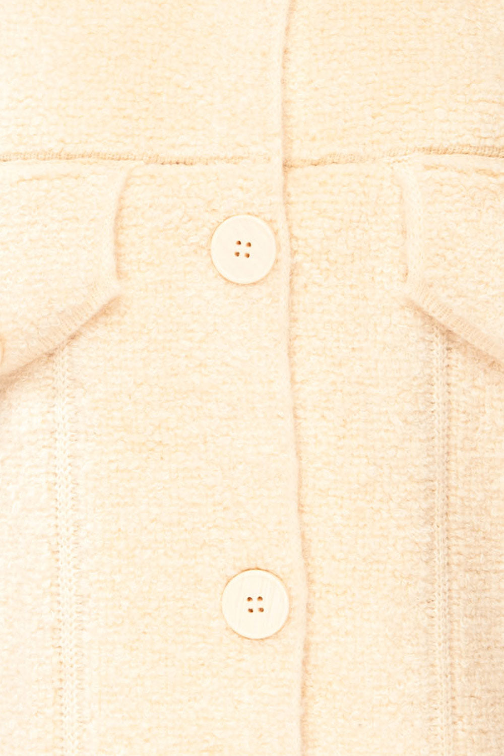 Fuji Ivory | Boxy Fuzzy Jacket