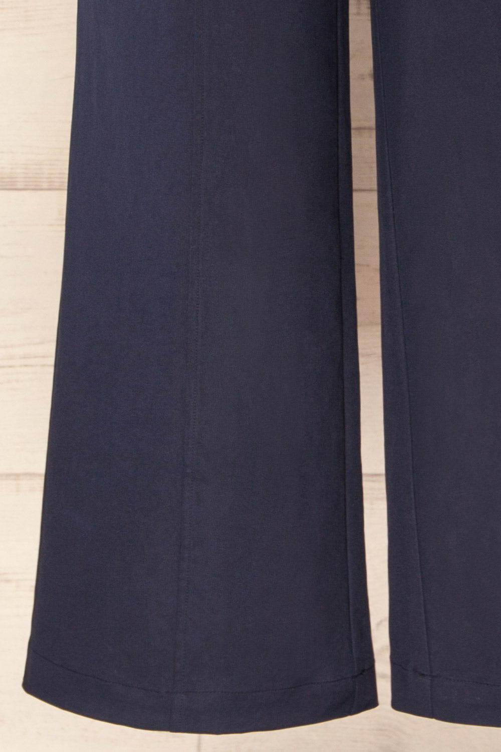 Fujisawa High-Rise Navy Pants with Buttons | La petite garçonne bottom 