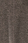 Funafuti Charcoal Long Open Felt Cardigan | La petite garçonne fabric