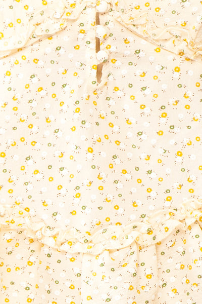 Galatea Ruffled Floral Cami Top | Boutique 1861 fabric