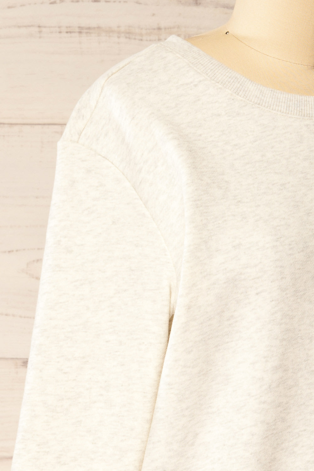 Galway Grey Exclusive La petite garçonne Embroidered Sweatshirt | La petite garçonne side