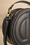 Garotte Black Handbag w/ Removable Strap | La petite garçonne side