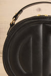 Garotte Black Handbag w/ Removable Strap | La petite garçonne front