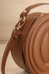 Garotte Brown Handbag w/ Removable Strap | La petite garçonne side