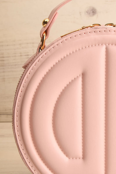 Garotte Pink Handbag w/ Removable Strap | La petite garçonne  front