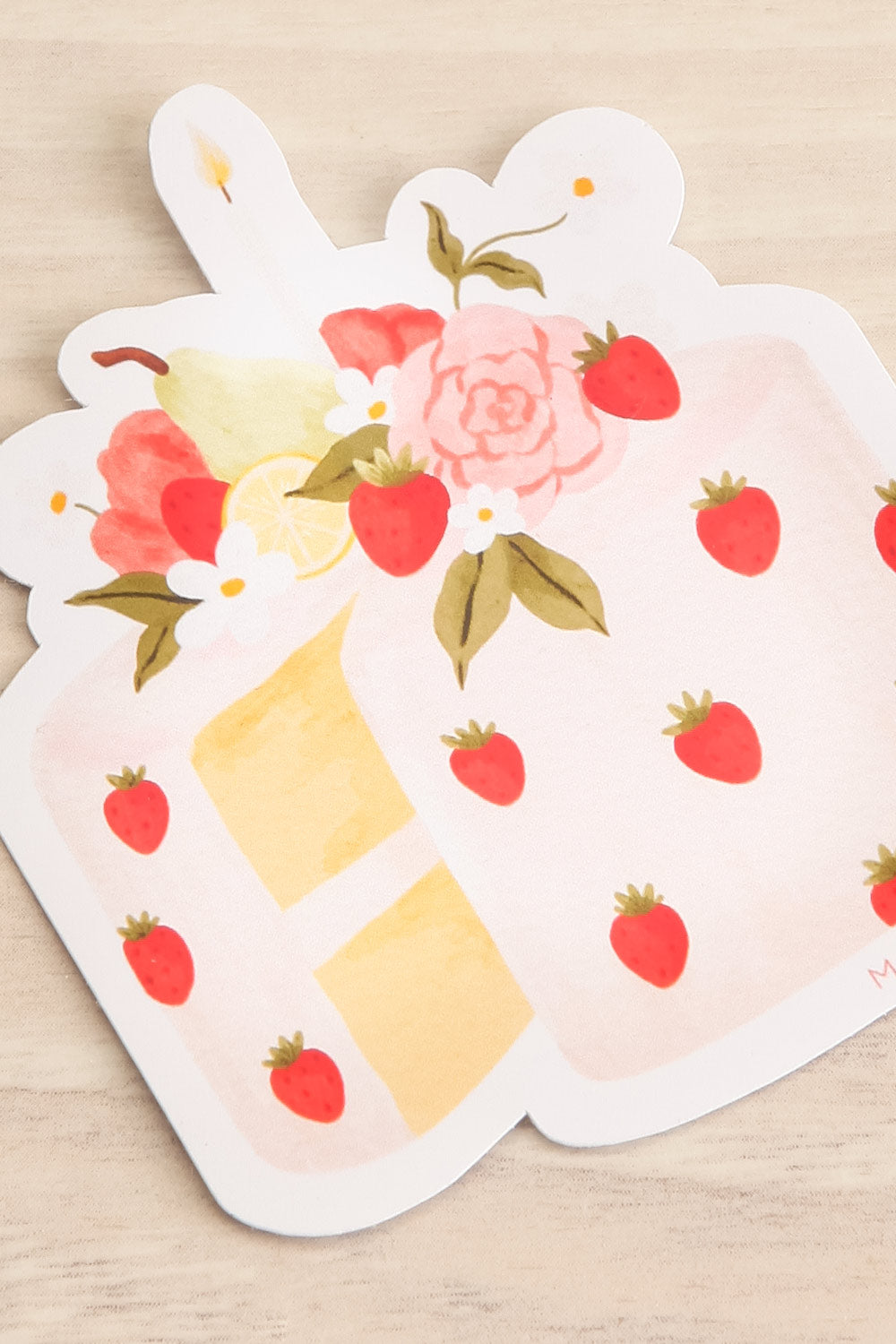 Strawberry Shortcake Sticker | Maison garçonne close-up