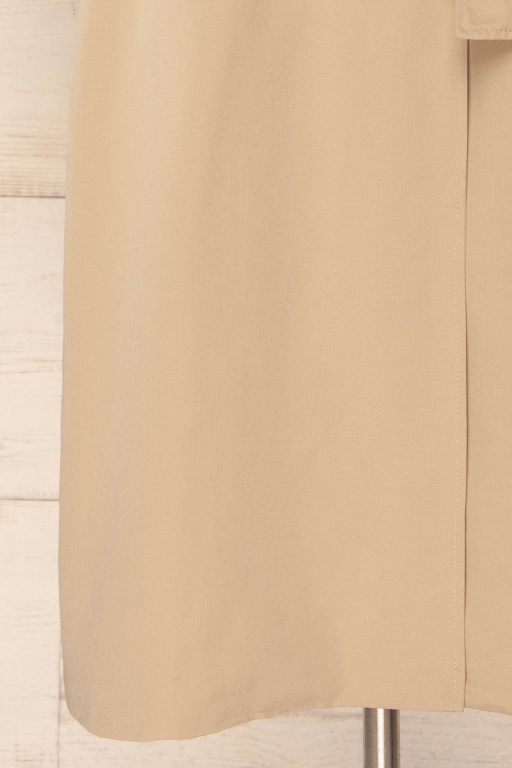 Gembloux Beige Double Breasted Trench Coat | La petite garçonne bottom