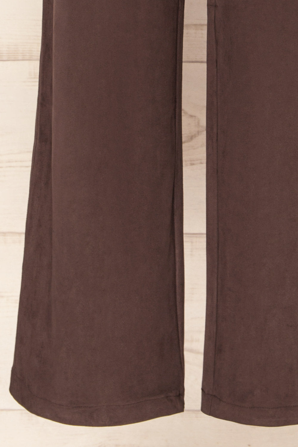 Genes Faux Suede Brown Pants | La petite garçonne bottom 