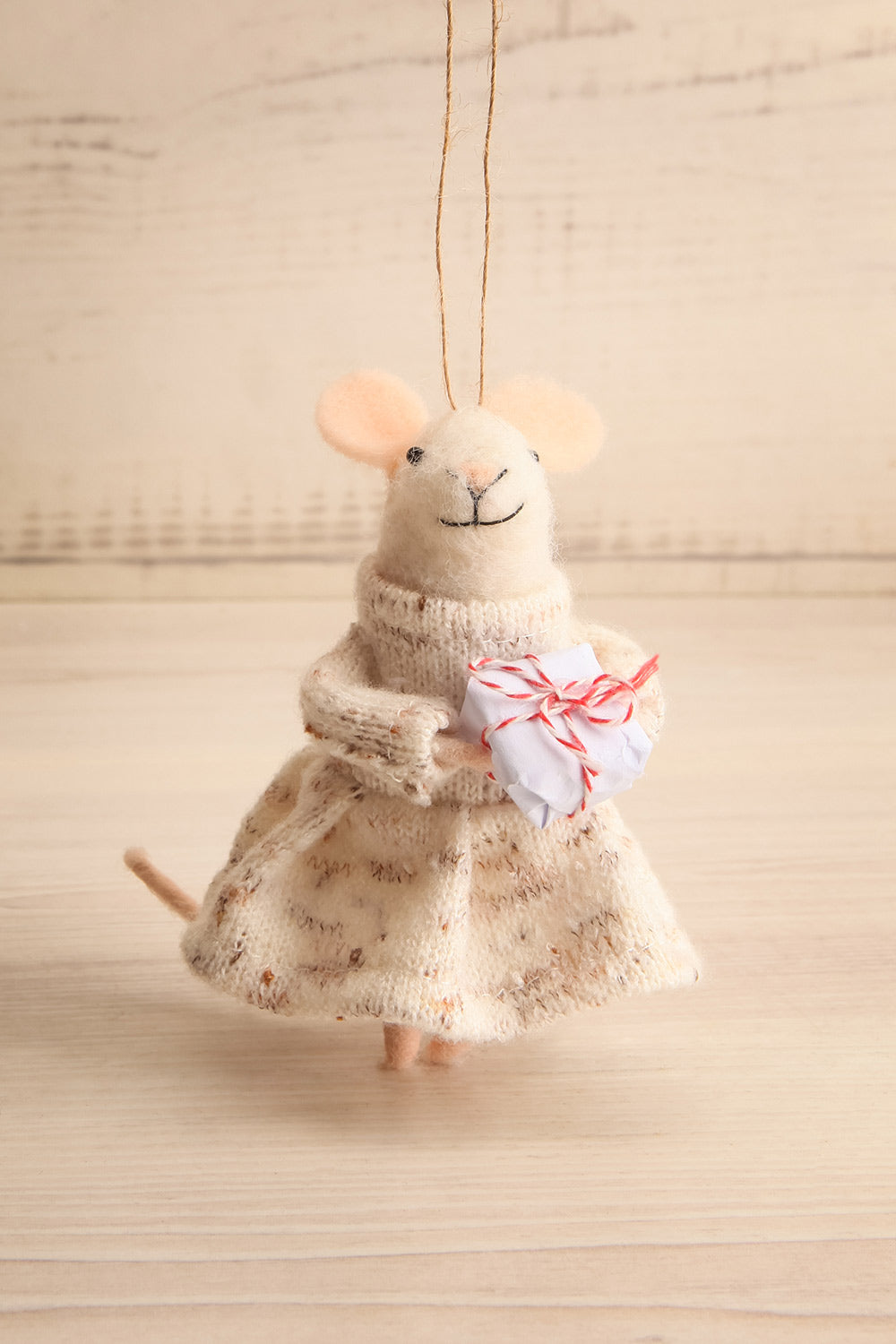 Gifting Mouse Holiday Ornament | Maison garçonne grace
