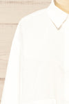 Gotham White Cropped Shirt w/ Pockets | La petite garçonne front
