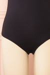 Gracida Black Bodysuit w/ Lace Neckline | Boutique 1861 bottom