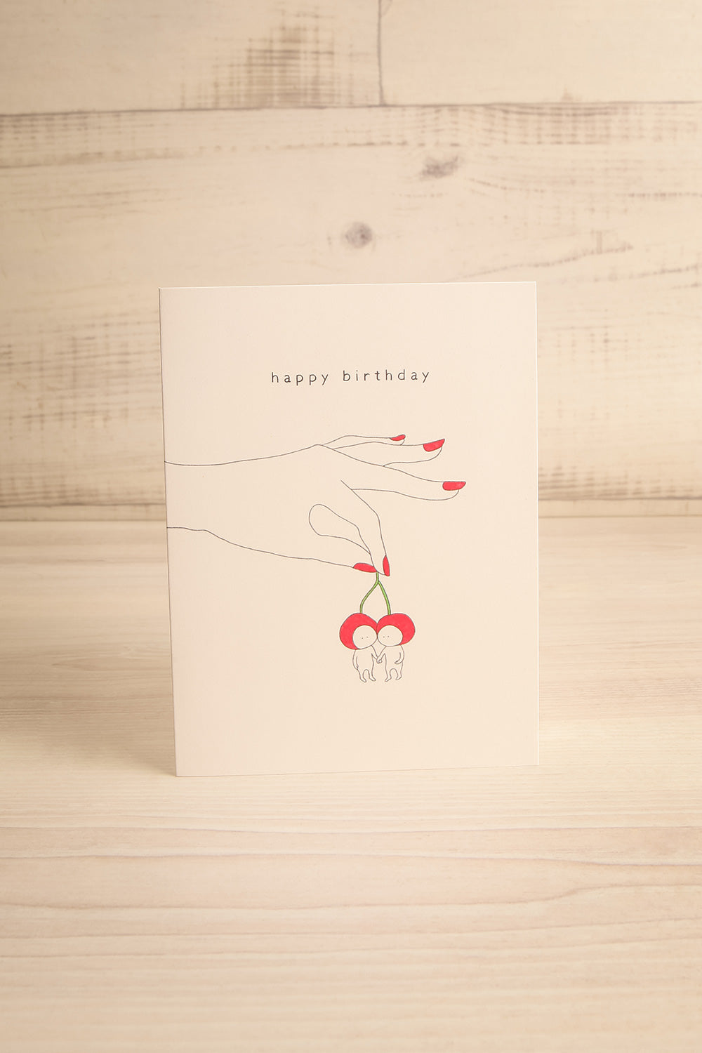 Cherry Soulmates Greeting Card | Maison garçonne