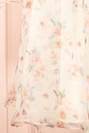 Guila Floral Babydoll Dress | Boutique 1861 bottom close-up