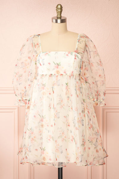 Guila Floral Babydoll Dress | Boutique 1861 front view