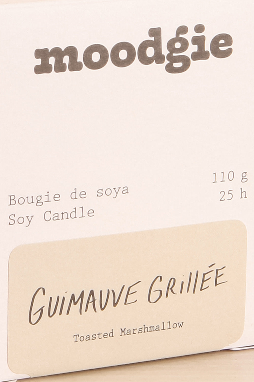 Toasted Marshmallow Candle | Maison garçonne close-up