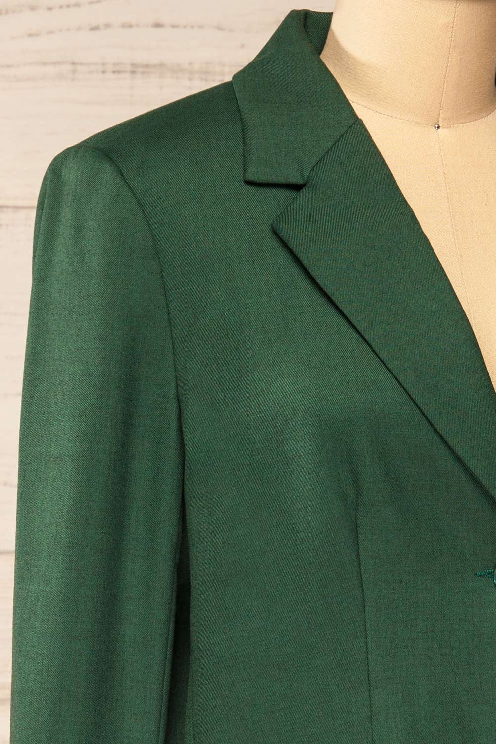 Gurzow Green Oversized Long Blazer | La petite garçonne  side