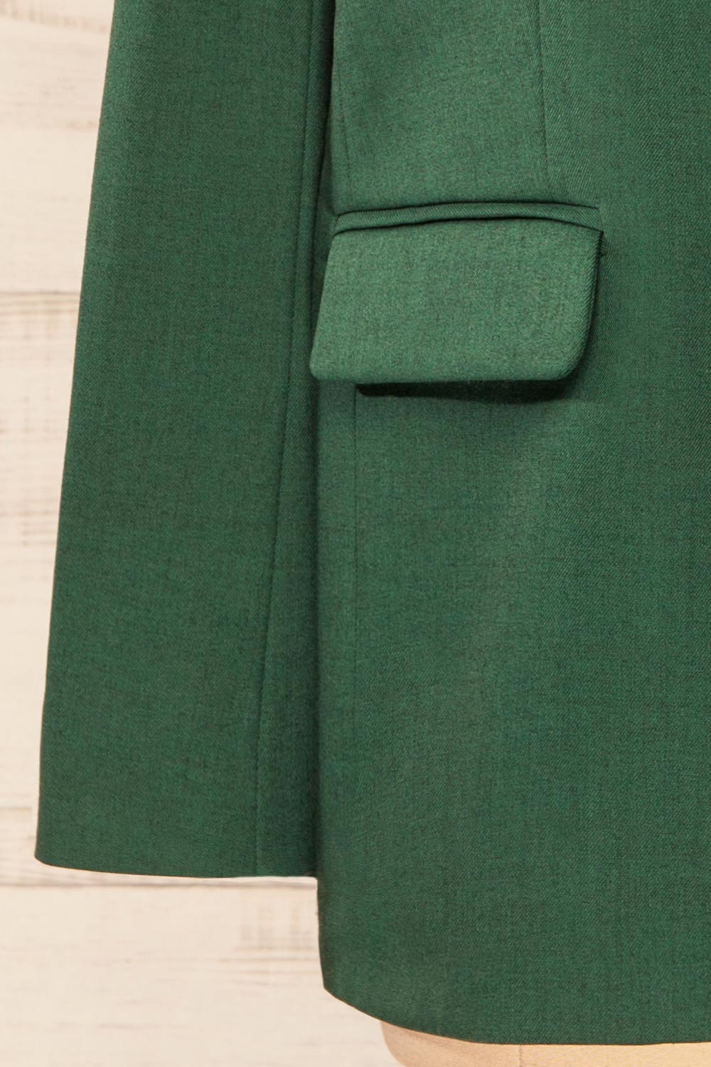 Gurzow Green Oversized Long Blazer | La petite garçonne bottom