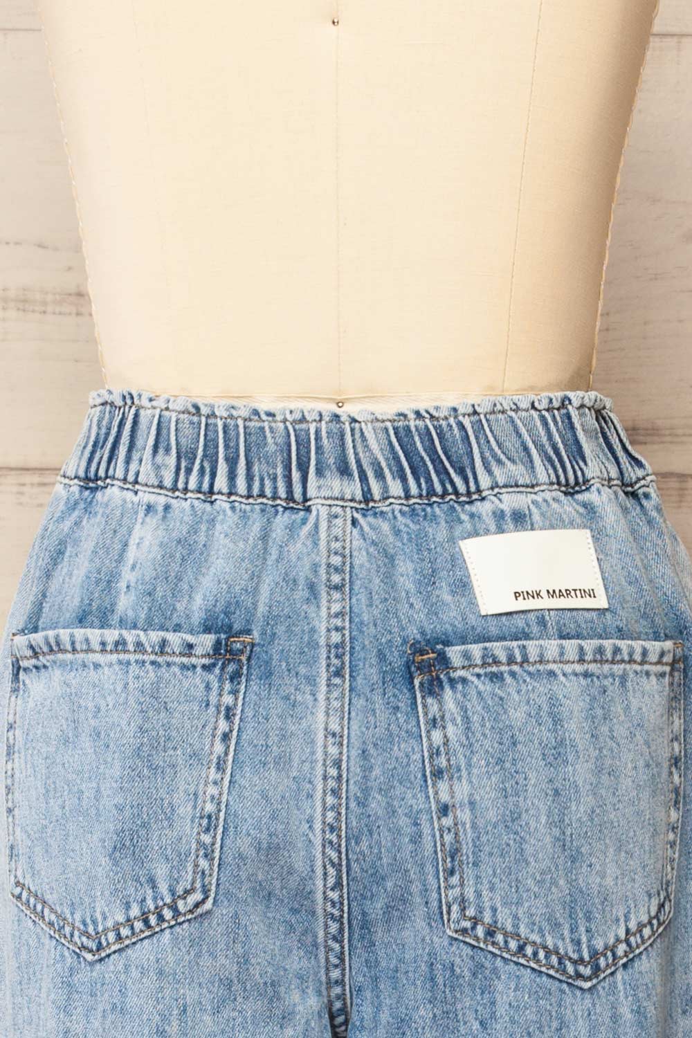 Gutierrez Cropped Denim Pants | La petite garçonne back