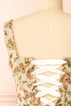 Gysa Short Floral Dress w/ Laced Back | Boutique 1861  back