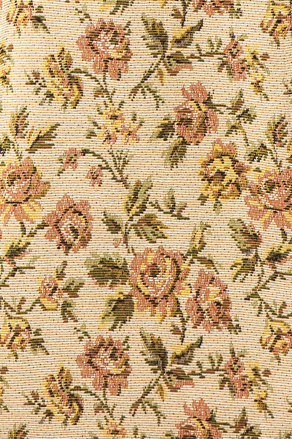 Gysa Short Floral Dress w/ Laced Back | Boutique 1861  fabric