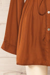 Haguenau Caramel Shirt Dress Style Romper | La petite garçonne bottom