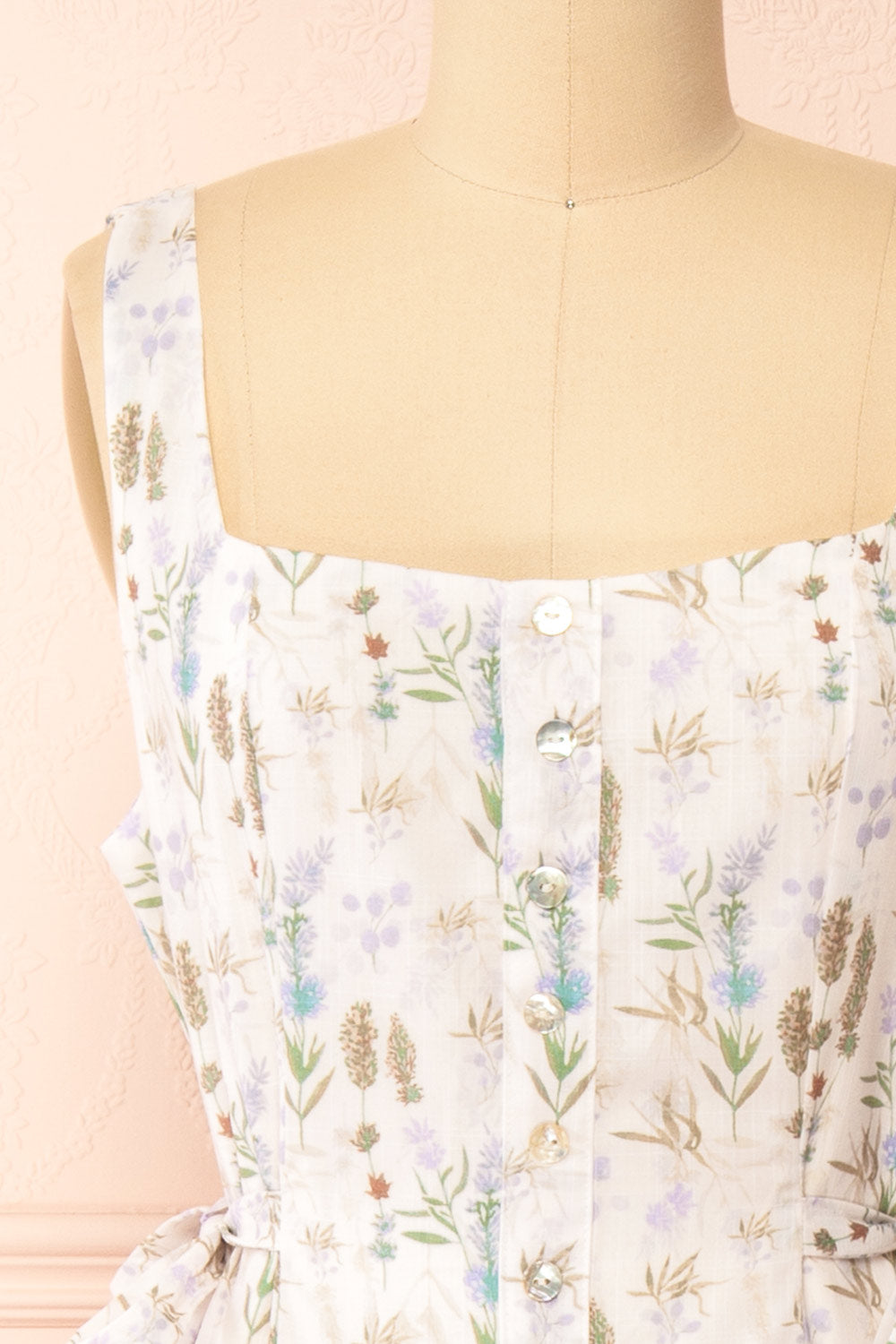 Haisley Midi Wild Floral Dress | Boutique 1861 front