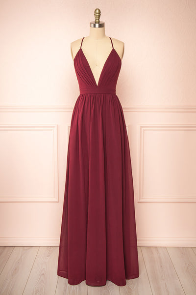 Babydoll dress Color maroon - SINSAY - 4592O-83X