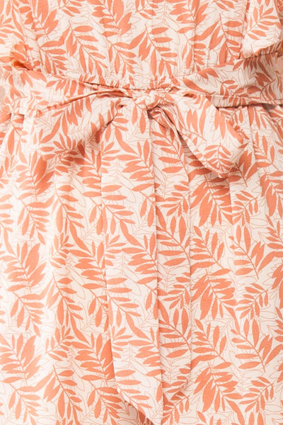 Halvva Sleeveless Jumpsuit w/ Ruffles | Boutique 1861 fabric