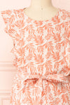 Halvva Mini Sleeveless Jumpsuit w/ Ruffles | Boutique 1861 front close-up