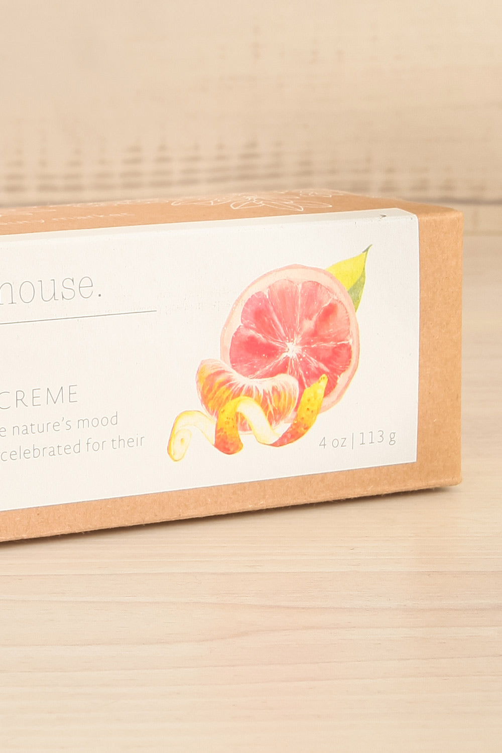 Grapefruit & Blood Orange Hand Cream | Maison garçonne box detail