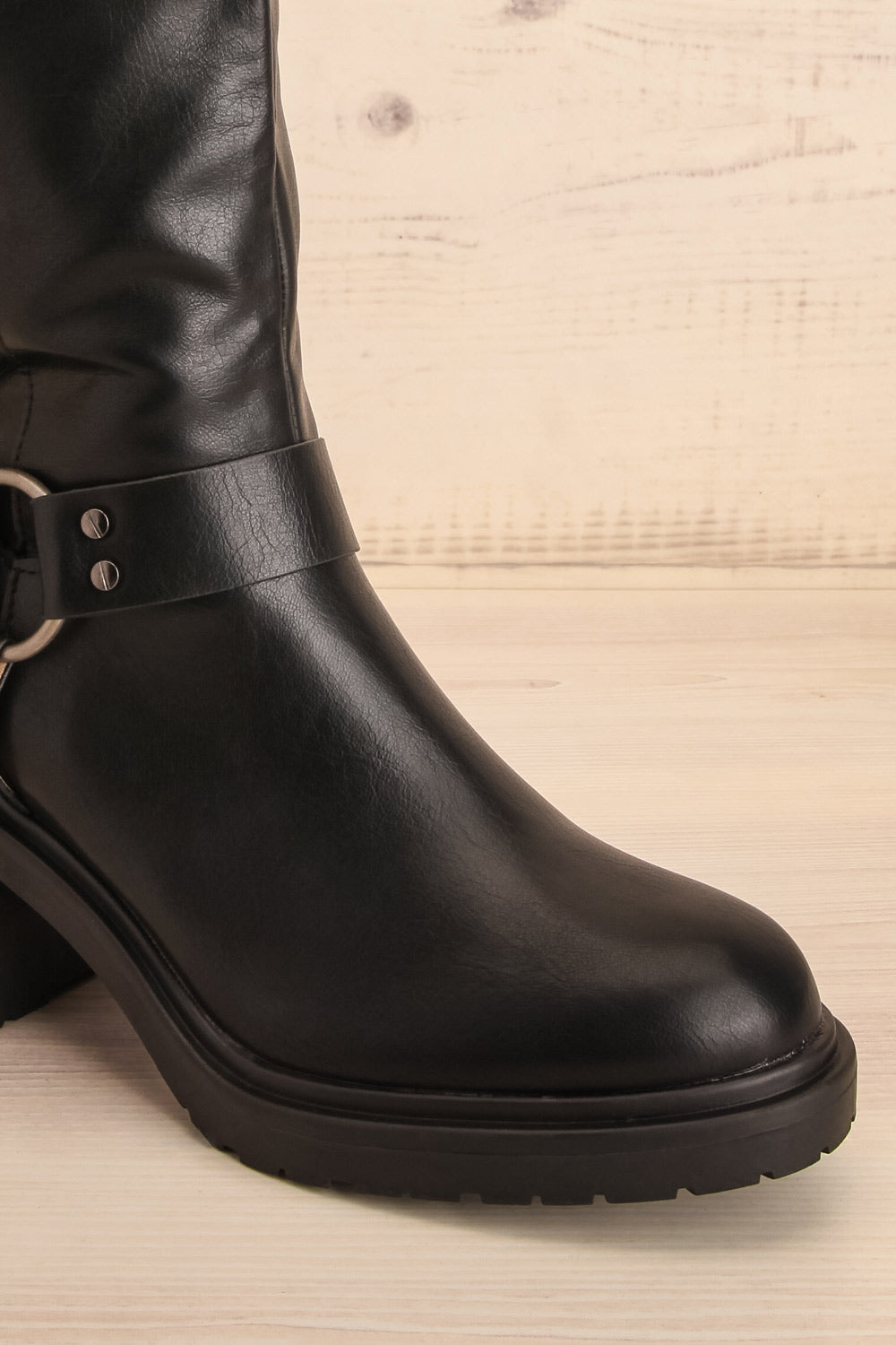 Hangu High Biker Boots | La petite garçonne side
