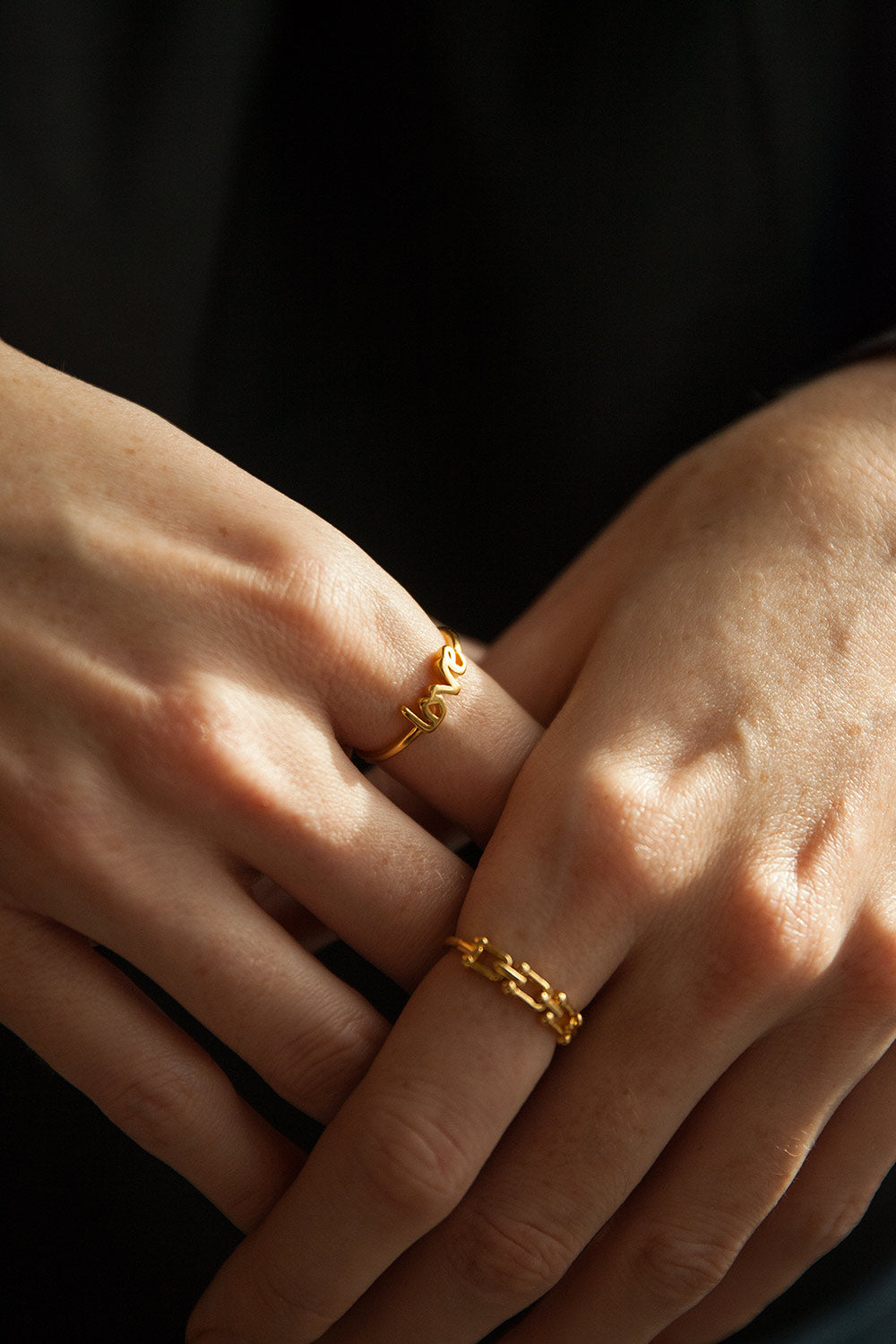 Harribey Silver Adjustable Love Ring | La petite garçonne model gold