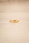Harribey Gold Adjustable Love Ring | La petite garçonne side view