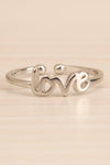 Harribey Silver Adjustable Love Ring | La petite garçonne close-up