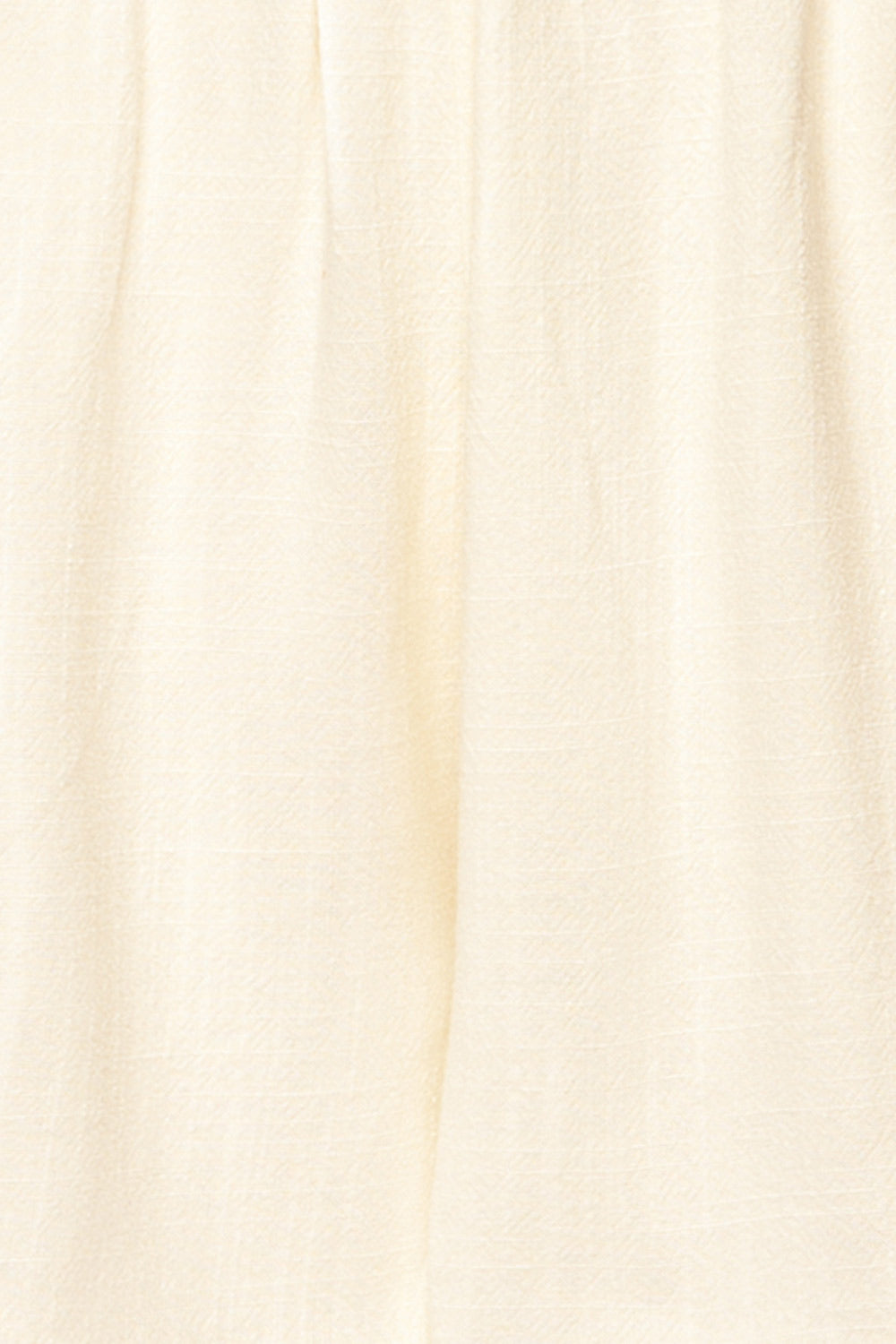 Hatherleigh Ivory Loose Shorts w/ Elastic Waist | La petite garçonne fabric