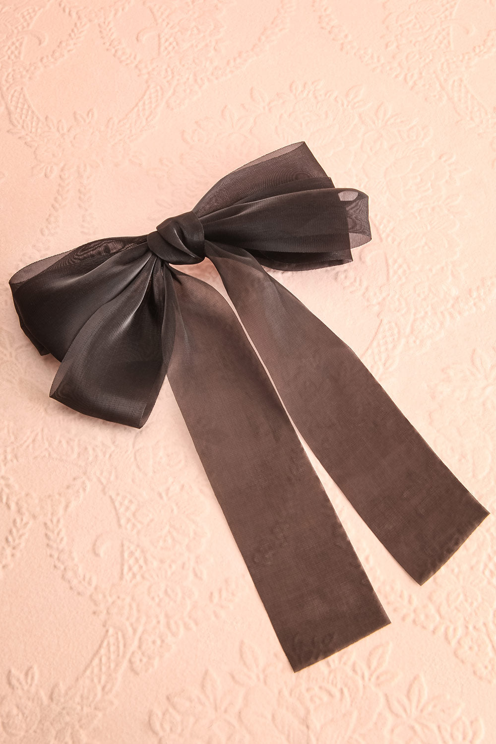 Hattie Black Bow Hair Clip | Boutique 1861