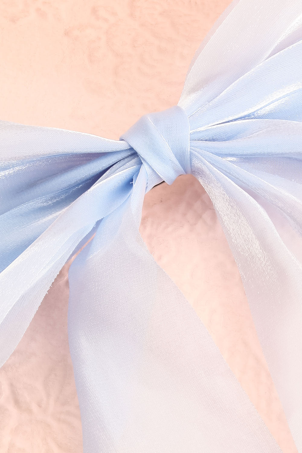 Hattie Blue Bow Hair Clip | Boutique 1861 close-up
