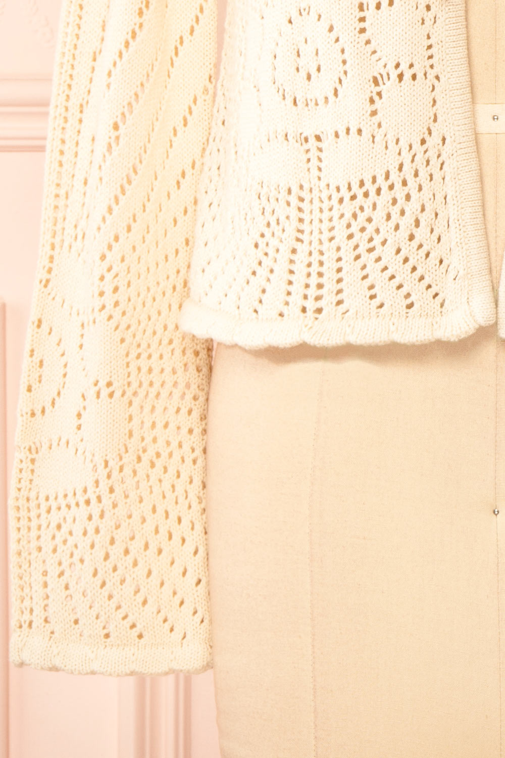 Hayle Beige Knit Cardigan | Boutique 1861 bottom