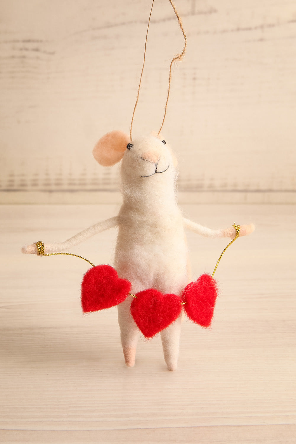 Eclectic Mouse Holiday Ornament | Maison garçonne heart full