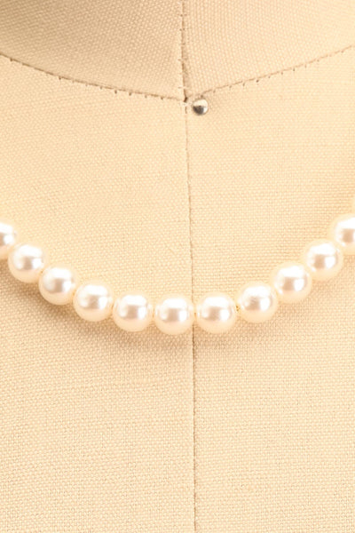 Hersil White Pearl Necklace | Boudoir 1861 close-up