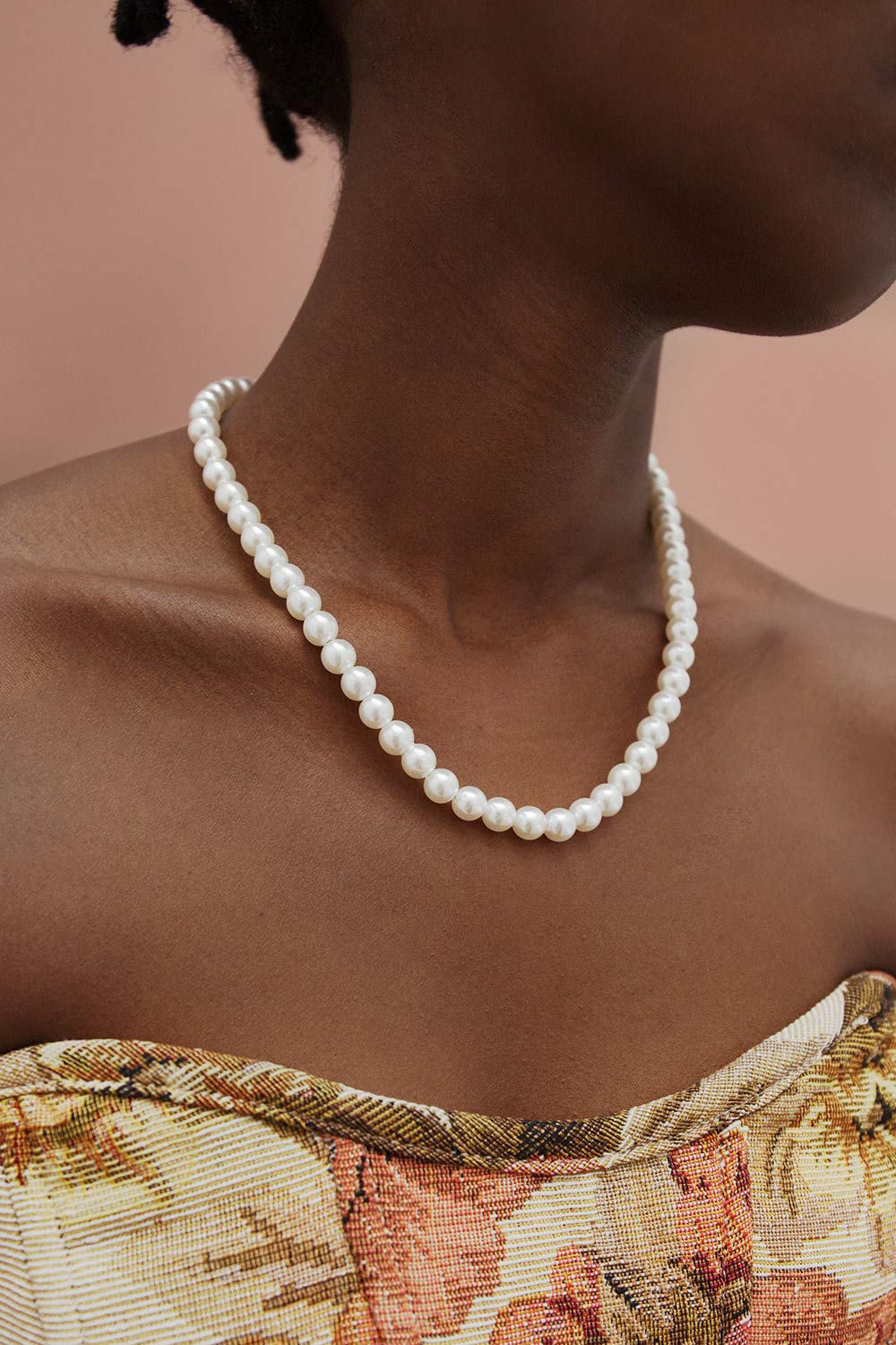 Hersil White Pearl Necklace | Boudoir 1861 model