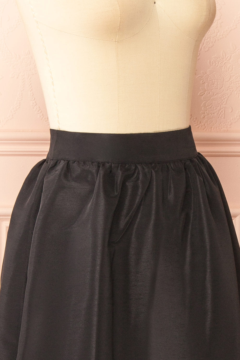 Hestya Long Black Skirt | Boutique 1861  side