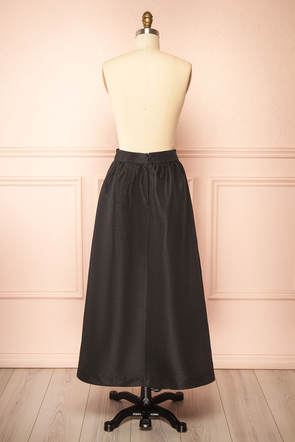 Hestya Long Black Skirt | Boutique 1861  back view